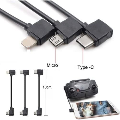 Micro USB Line Type-c OTG Data Cable Mavic Air Mavic Mini Accessories 10cm 30cm Phone Table for DJI Mini 2 Mavic Pro Mavic 2 Pro