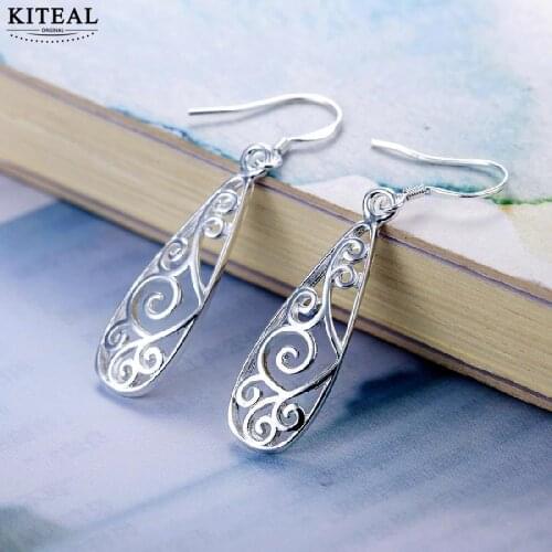 KITEAL 2017 new earring for female Carved earrings 44mm*10mm vintage jewelry ear cuff Charming Jewelry Accessories