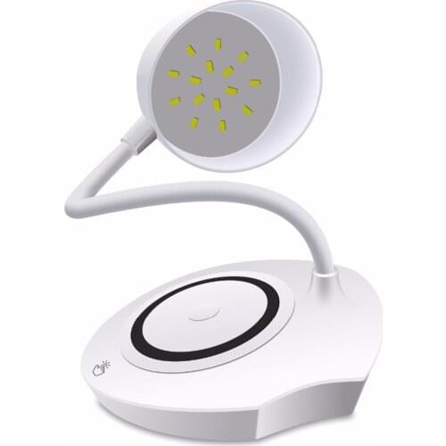 Polmxs D10 Multifunction LED Table Desk Lamp with Qi Wireless Charger Pad for Samsung Galaxy Note 8 S8 Plus S8+ S8 S7 S7 Edge No