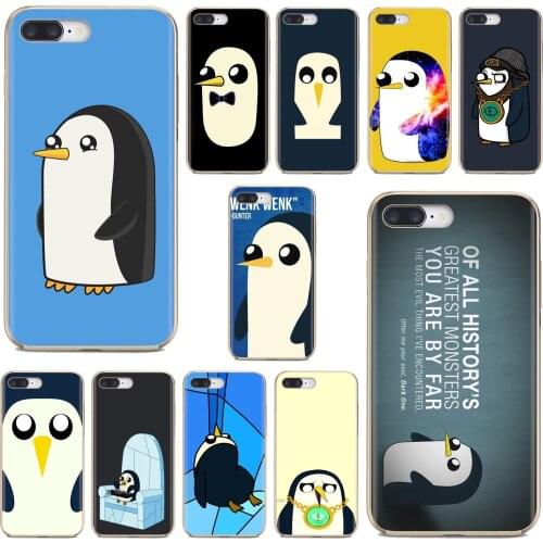 For Xiaomi mi Redmi Note 3 4 4X 5 6 7 8 8t 9 9s 9t 10 pro lite Adventure Time Pinguin Yellow Soft TPU Silicone Transparent Cases