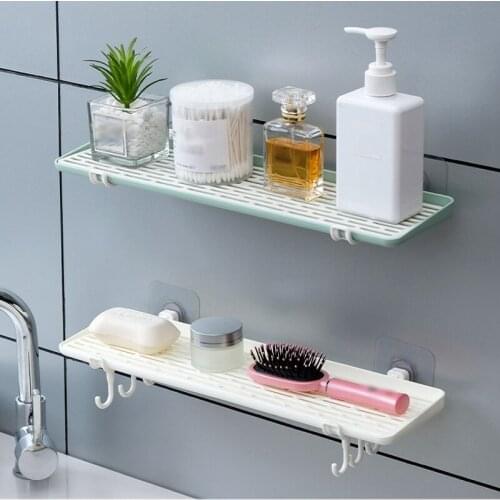 Bathroom Storage Rack Wall-Mounted Bathroom Storage Rack Free Punch Storage Rack Bathroom Wall Fixed Rack