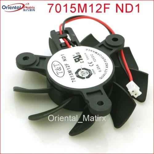 Brand New 7015M12F ND1 12V 0.25A 65mm 47*47*47mm 2Wire 2Pin Graphics / Video Card VGA Cooler Fan