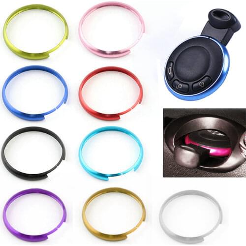 For MINI Cooper R56 Car Key Cover Styling Clubman R55 R61 For MINI Countryman R60 Accessories Key Decoration Ring R57 R58 R59