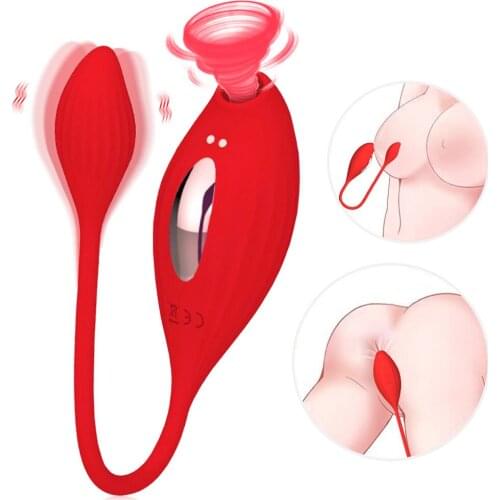 Taoboo G-spot Vibrating Love Egg Vagina Ball Vibrator Sucker Sex Toy for Women Sucking Adult Anal Toy Female Masturbator​ Couple