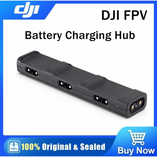 DJI FPV Battery Charging Hub Original Accessories Compatible with FPV Intelligent Battery AC Power Adapter & Car Charger 25.2 V