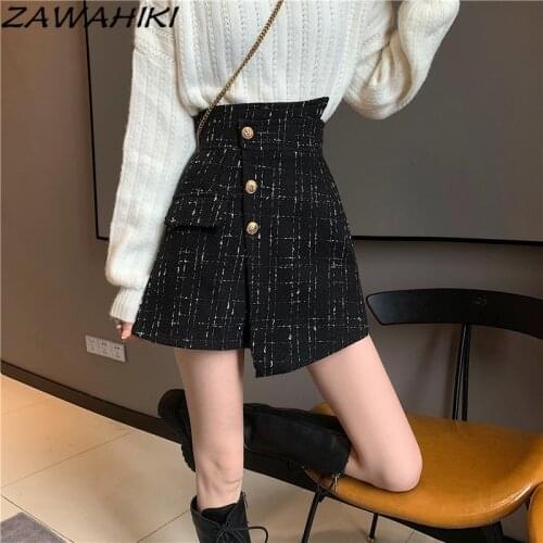 ZAWAHIKI Women's High Waist Shorts