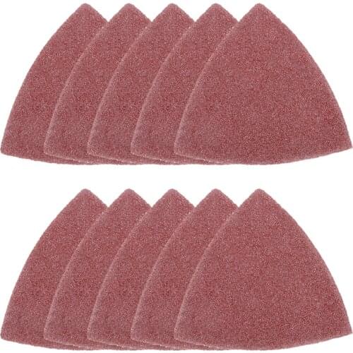 10pcs Red 80mm Sandpaper Grinding Polishing Sanding Sheets Hook and Loop Sander Grinder Paper Abrasive Tool Grit 40-800