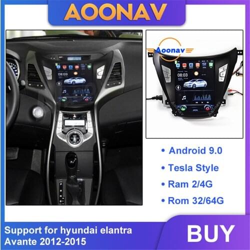 2din android car radio multimedia player For hyundai Avante elantra 2012-2015 car autoradio GPS navigation MP4 player