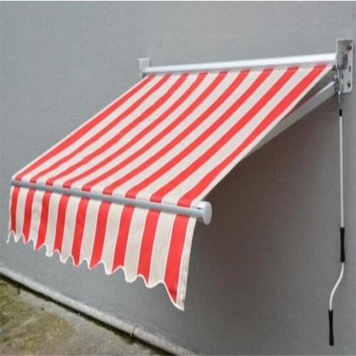 3*1.5m Wall-mounted sun-proof Manual awning Waterproof Telescopic sheds Gazebos Retractable canopy