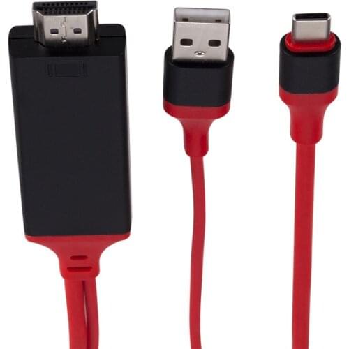 4K Mobile Phone To TV Same Screen Cable USB3.1 To HDMI-compatible High-definition Cable Type-C To HDMI-compatible Adapter Cable