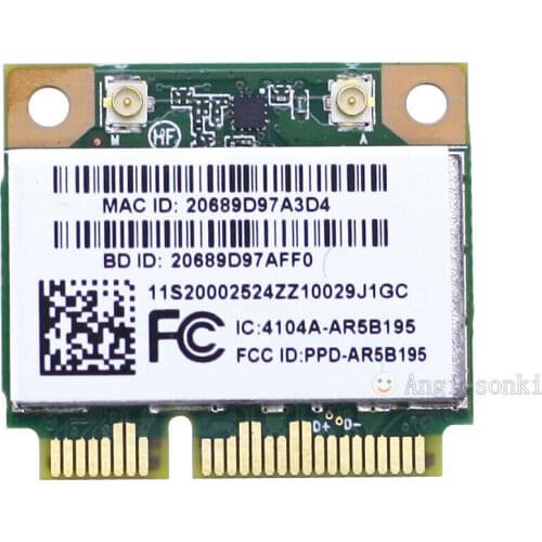 AR9285 AR5B195 WiFi Card+BT For Lenovo G470 G480 G580 Y470 Z480 Z470 Z585