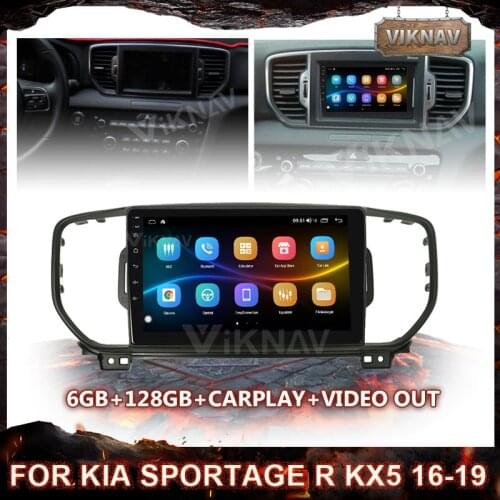 Android 10.0 Car Radio Multimedia Player GPS Navigation For KIA Sportage R KX5 2016 2017 2018 2019 2 Din dvd Touch Screen