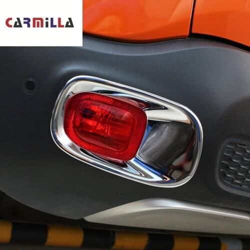 Car Rear Tail Fog Light Lamp Cover Decoration Trim Fit for Jeep Renegade 2015 2016 2017 2018 2019 Accessories Car Styling