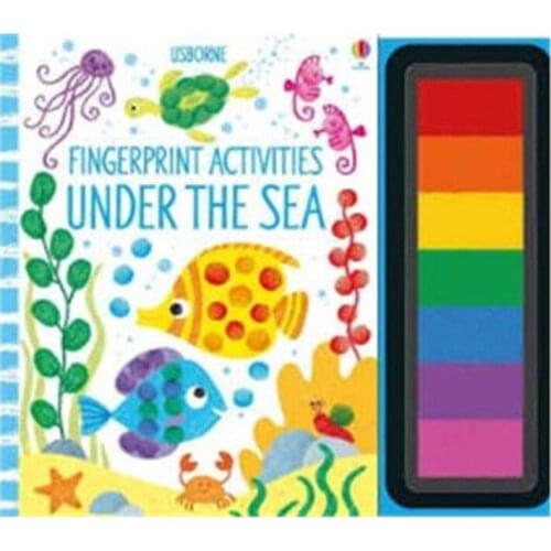 Washable Painting Set for Kids Finger Graffiti Painting Book Non-toxic Paints for Children Creative Seal Art for Childre