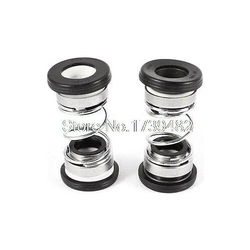 Water Pump Ceramic Ring 12mm Internal Dia Shaft Mechanical Seal 2 Pcs