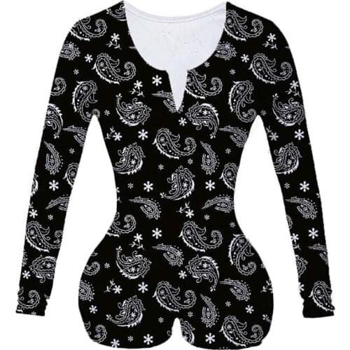 Sexy Women Onesies Underwear Bodysuit Short Sleeve Button Deep V Neck Bodycon Stretch Leotard Short Romper Pajamas Overalls