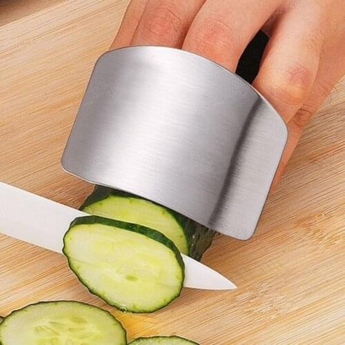 Creative Hand Finger Protector Stainless Steel Knife Cut Slice Chop Safe Guard Shredded Cutting Finger Protection Kitchen Tools