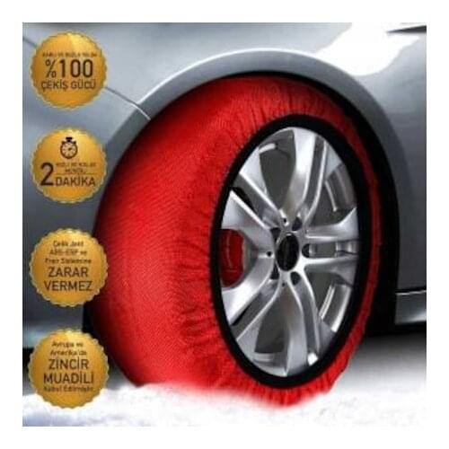 MEFATECH® SNOW SOCKS XLARGE (SİZE 70) KAR ÇORABI KAR ZİNCİRİ SNOW CHAIN