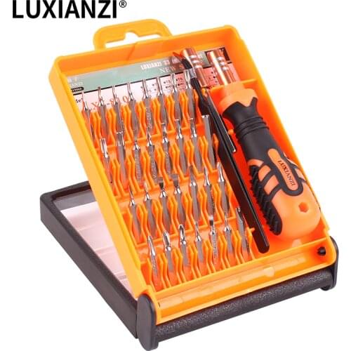 LUXIANZI 33 in 1 Screwdriver Set Bit With Magnetic Multifunction Screwdriver Hand Tool for Repair Tools Ferramentas De Precisao