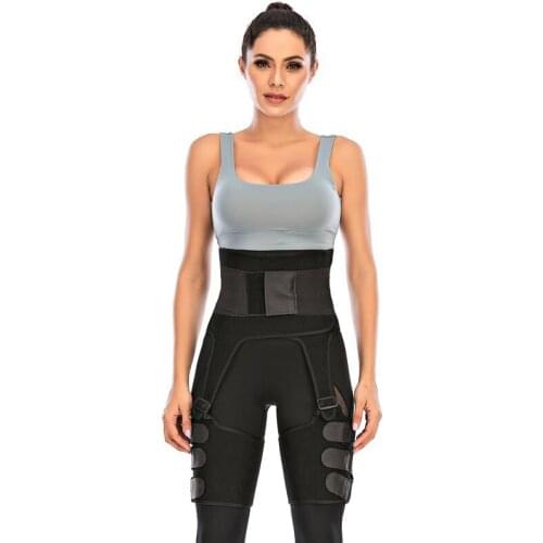 High Waist Neoprene Slim Thigh Trimmer Compression Belt For Belly Women Leg Shaper Sweat Sauna Body Shapers Control Shapewear