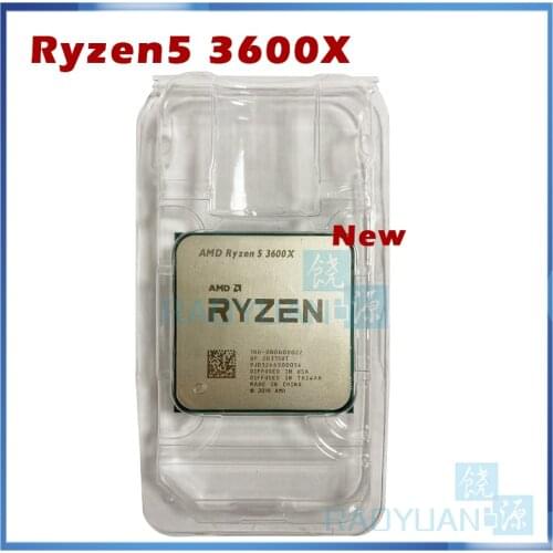 NEW AMD Ryzen 5 3600X R5 3600X 3.8 GHz Six-Core Twelve-Thread 7NM 95W L3=32M 100-000000022 CPU Processor Socket AM4 no fan