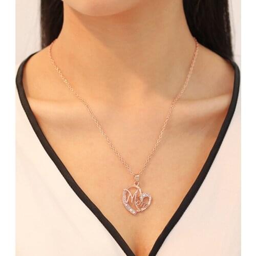 Mothers Day Necklace Fashion Mom Letter Love Necklace Charms Pendant Necklace The Best Gift For Mother