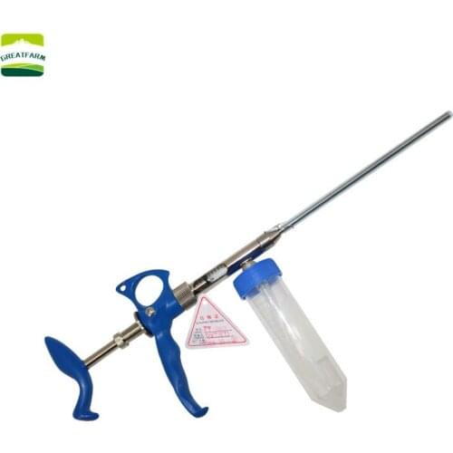 2ml Rabbit Insemination Gun Kit Rabbit Stainless Steel Artificial Insemination Device Raising Rabbits Breeding Equipment New