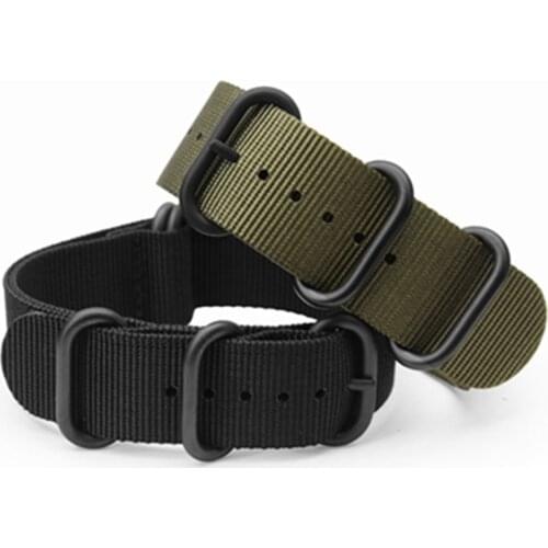 For Suunto Core Nylon Diver Watch Strap Band Kit W Lugs 5-Ring PDV Clasp 20 22 24mm Zulu For Nato G10 + Tools