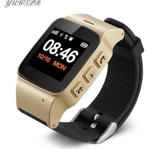 Smart Watch Children Older GPS LBS WIFI Tracker Smartwatch SOS Remote Shutdown Multilingual System Map Phone Watches D99