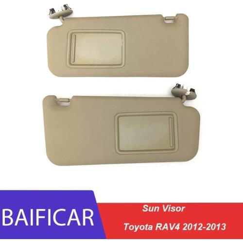 Baificar Brand New Genuine Beige Left Right Sun Visor For Toyota RAV4 Old Model 2012-2013