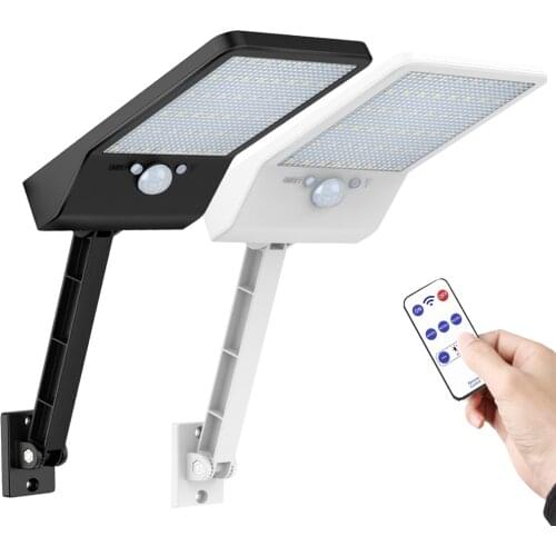 LED Solar-Lamp Outdoor-Sensor Light Ip65 wall-Lamp Remote-Control Led Outdoor Waterproof