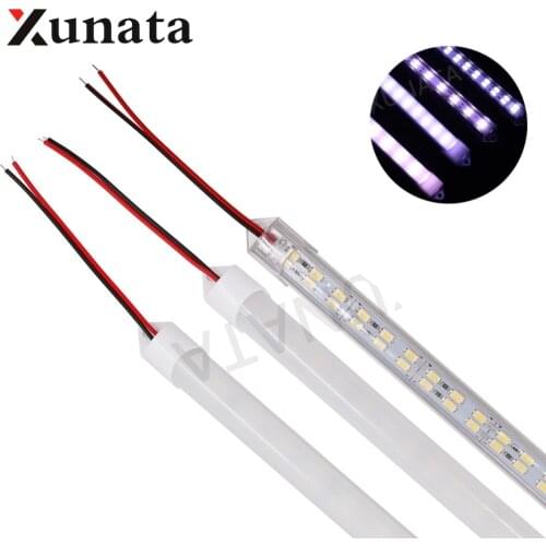 DC12V 72Leds/pc 0.5m/pc IP68 Waterproof Outdoor White Warm White LED Hard Strip 5630 Double Row LED Strip Cool White