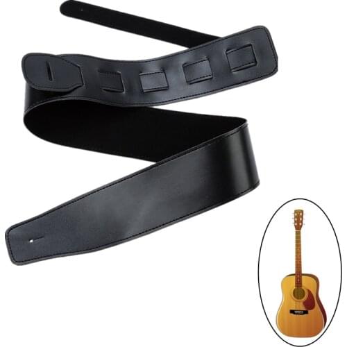 Universal Guitar Strap Leather Head Adjustable Shoulder Strap For Guitar Electric Guitar Bass Guitar Parts Accessories New