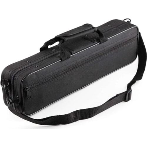HK.LADE Water-Resistant Flute Case Oxford Cloth Gig Bag Box for Western Concert Flute with Adjustable Shoulder Strap