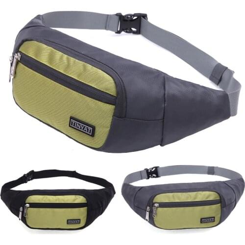 Fanny pack waist bag men Multi-functional outdoor sports bag high-quality waterproof fabric backpack leisure shoulder bag