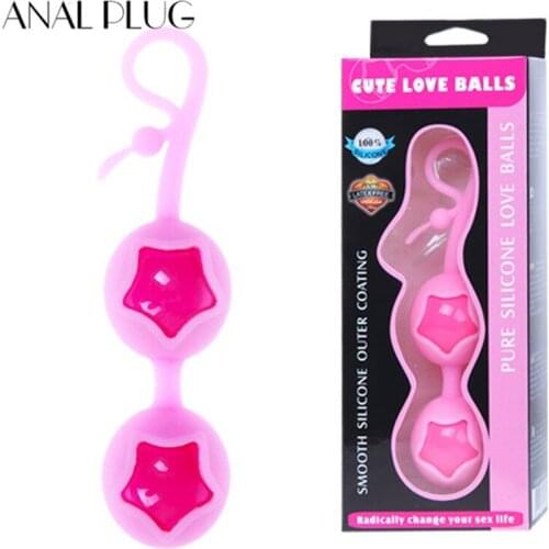 Women Silicone Smart Ball Kegel Ben Wa Ball Vaginal Tight Exercise Machine Vibrators Vaginal Ball Sex Toys for Women