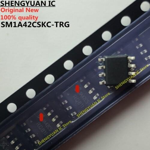 10 pcs SM1A42CSKC-TRG 1A42CS SM1A42CSKC SM1A42CS SM1A42CSK SOP-8 100V/2.5A Dual Enhancement Mode MOSFET (N-and P-Channel) New