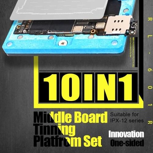 10 in 1 mobile phone BGA components tin planting station for the middle layer tin planting and soldering of Apple mobile phone