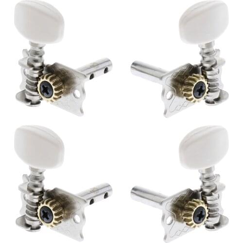 4pcs Guitar String Button Tuning Peg Key Round Tuners for Ukulele Uke Guitar