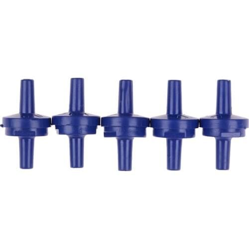 5pcs/set Plastic Air Pump Check Valve One Way Non-Return Valve Fish Tank Aquarium Water Air Pump
