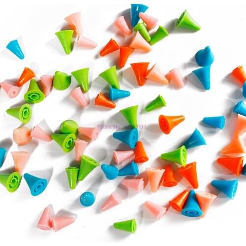 50bag Knitting Needles Point Protectors For Knitting Sewing Needlework Craft 12/16mm DIY Knitting Tools Sewing Accessories