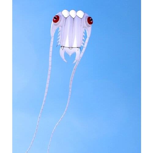 Free shipping large trilobite kite fly weifang big soft kite reel for adults outdoor toys kevlar octopus walk in sky kaixuan