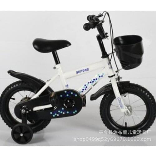 Childrens bicycle 12-14-16-18 inch male and female baby stroller pedal bicycle childrens bicycle with auxiliary wheel toy car