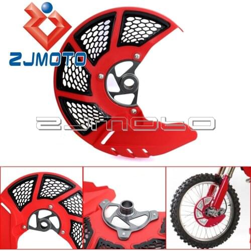 For Honda Motocross Front Brake Disc Rotor Protector Brake Disc Protection CRF250R CRF250X 2004-2017