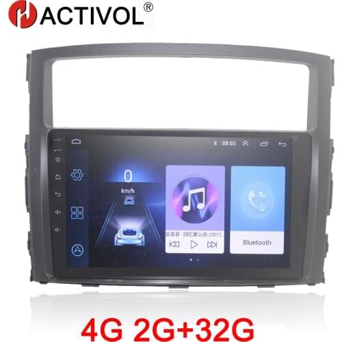 HACTIVOL 2G+32G Android 8.1 Car Radio for Mitsubishi Pajerao V93 V97 2006-2014 car dvd player gps navi car accessory 4G internet