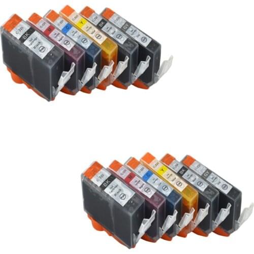 12pcs BCI325 BCI326 comaptible ink cartridge Luocai for Canon PGI 325 CLI 326 for Canon PIXUS MG8130/MG6130