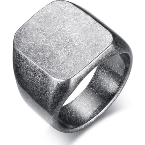 Keisha Lena Cool Fashion Individuality Simple Smooth 316L Stainless Steel Ring Man 5 Color Party Jewelry Drop Shipping