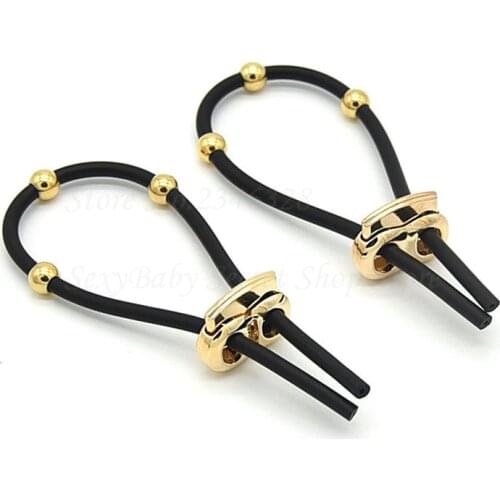 4 Design For Choose Electro Shock DIY Accessories Silicone Electric Shock Penis Rings Stimulation Adult Sex Toys For Men