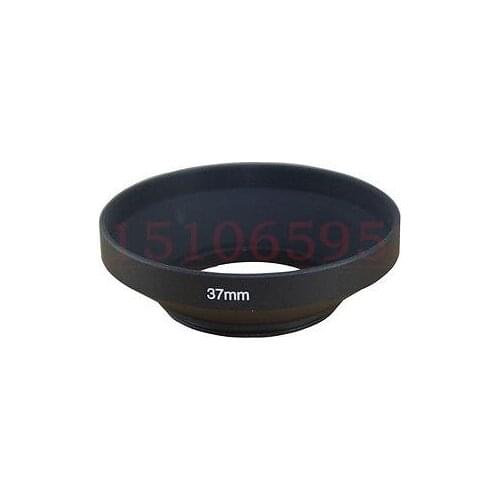 37mm Metal Wide Angle Lens Hood for 37mm Filter lens