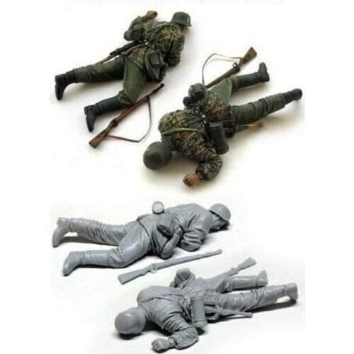 Resin soldier two-person kit model 1:35